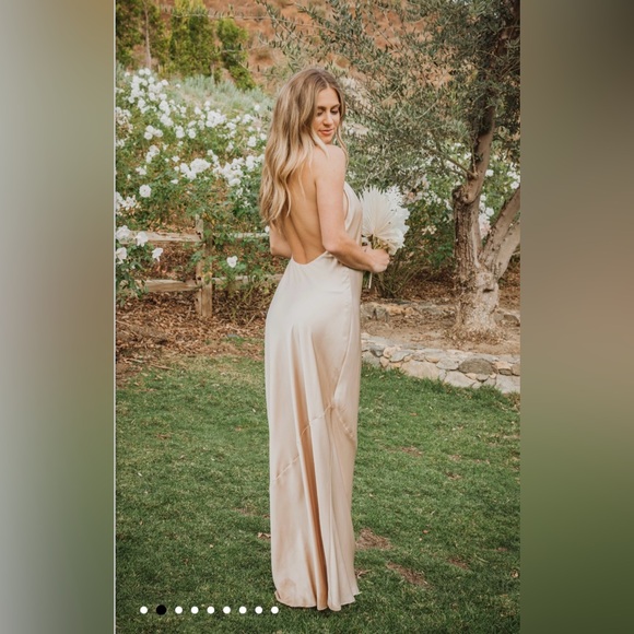 Show Me Your Mumu- Jasmine Halter Maxi Dress - Picture 3 of 4